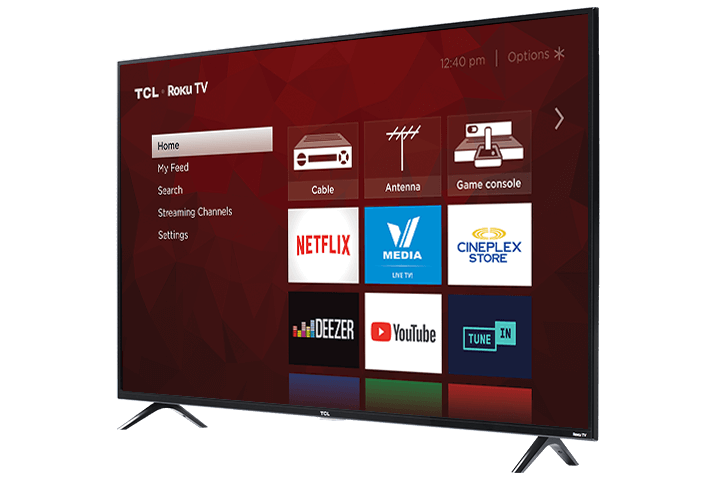 乐竟体育 43" Class 4-Series 4K UHD LED Roku Smart TV  43S425